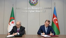 Главы МИД Азербайджана и Алжира подписали соглашение об обоюдном отказе от виз