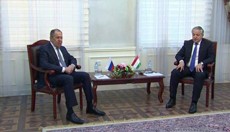 Глава МИД России Лавров обсудил с коллегой из Таджикистана актуальные проблемы миграционной политики